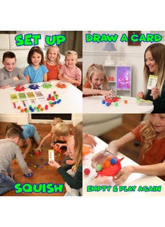 Funwares Funwares Colorful Squid Squish: Dynamic Floor Game for Kids, Boosts Kids' Learning and Coordination, Counting and Number Game, Active Play, and Quick Thinking, 2-4 Players, Ages 4-8.  - Image 2