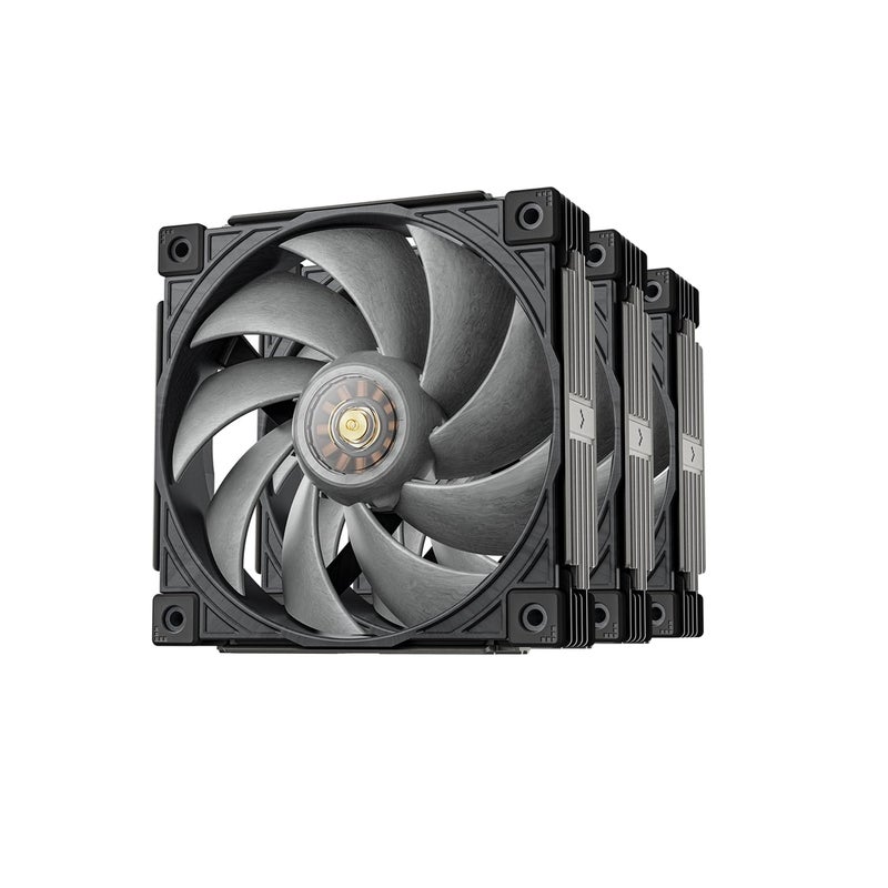 Sudokoo MACH120-3IN1 120mm Case Fan: 3 Pack PWM Quiet PC Fans with FOC Motor - 4 Pin LCP High Speed Computer Cooling Fan with 500-3000 RPM - Image 1