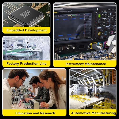 RIGOL Digital Oscilloscope DHO804 70MHz Frequency Band + 12-bit Vertical Resolution + Maximum 1.25 GSa/s Sample Rate + 1000,000 wfms/s Waveform Capture Rate + 4 Analog Channels - Image 5