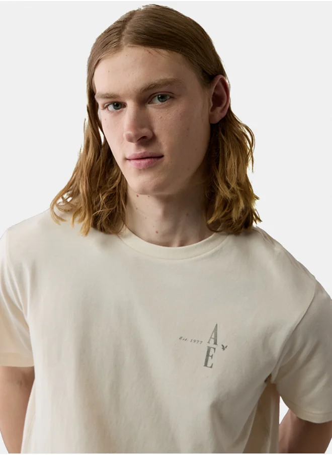 American Eagle AE Logo Graphic T-Shirt