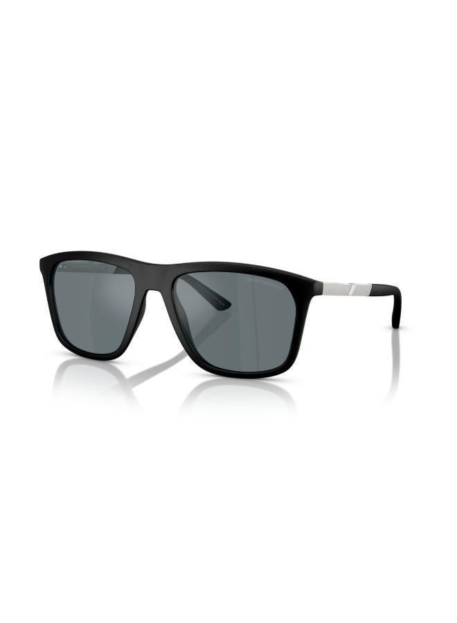 EMPORIO ARMANI 0Ea4237 Rectangular Sunglasses - Image 1