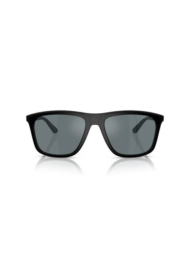 EMPORIO ARMANI  0Ea4237 Rectangular Sunglasses for Men | Best Price UAE