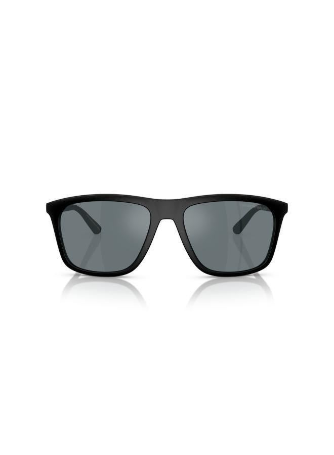 EMPORIO ARMANI 0Ea4237 Rectangular Sunglasses - Image 4