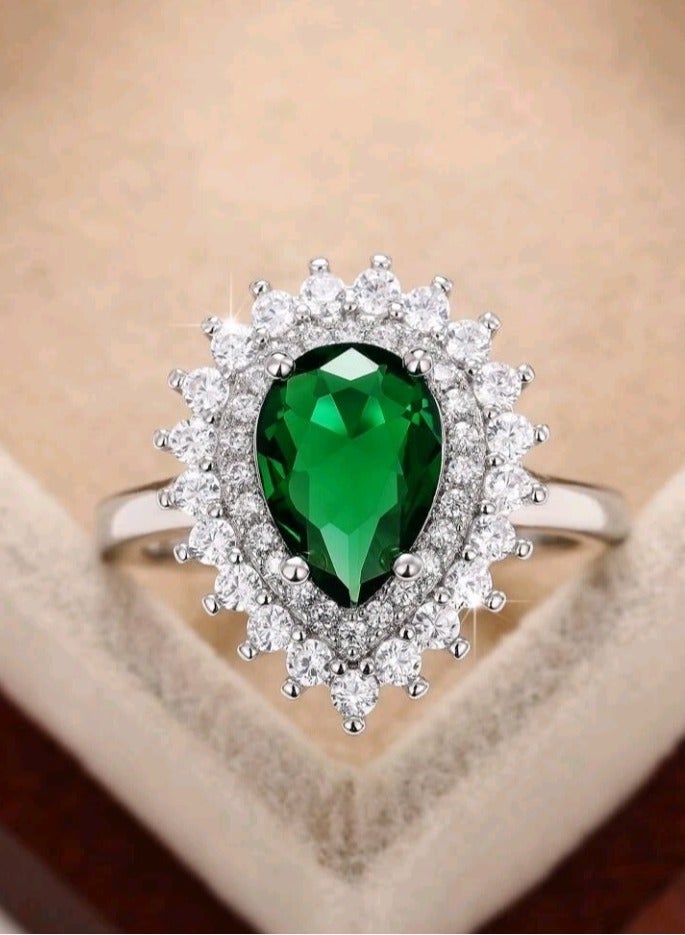 Jewelry For Life Trendy Silver Plated Ring For Women Size 7 - Image 4