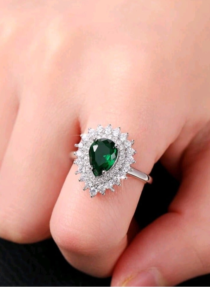 Jewelry For Life Trendy Silver Plated Ring For Women Size 7 - Image 1