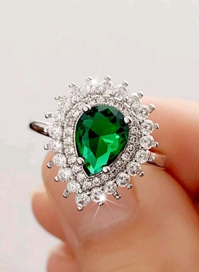 Jewelry For Life Trendy Silver Plated Ring For Women Size 7 - Image 2