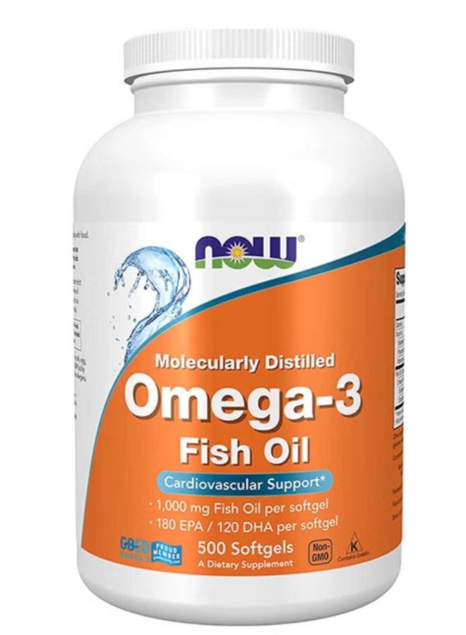 Omega-3 1000Mg Softgels 500’S