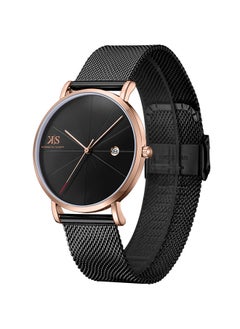 Kenneth Scott Men's Quartz Movement Watch, Analog Display and Stainless Steel Strap - K22013-KMBB, Black - pzsku/Z54742620B79721737D57Z/45/_/1723787787/e2c1a510-ded7-4477-8c9a-5e96c91bc0e0