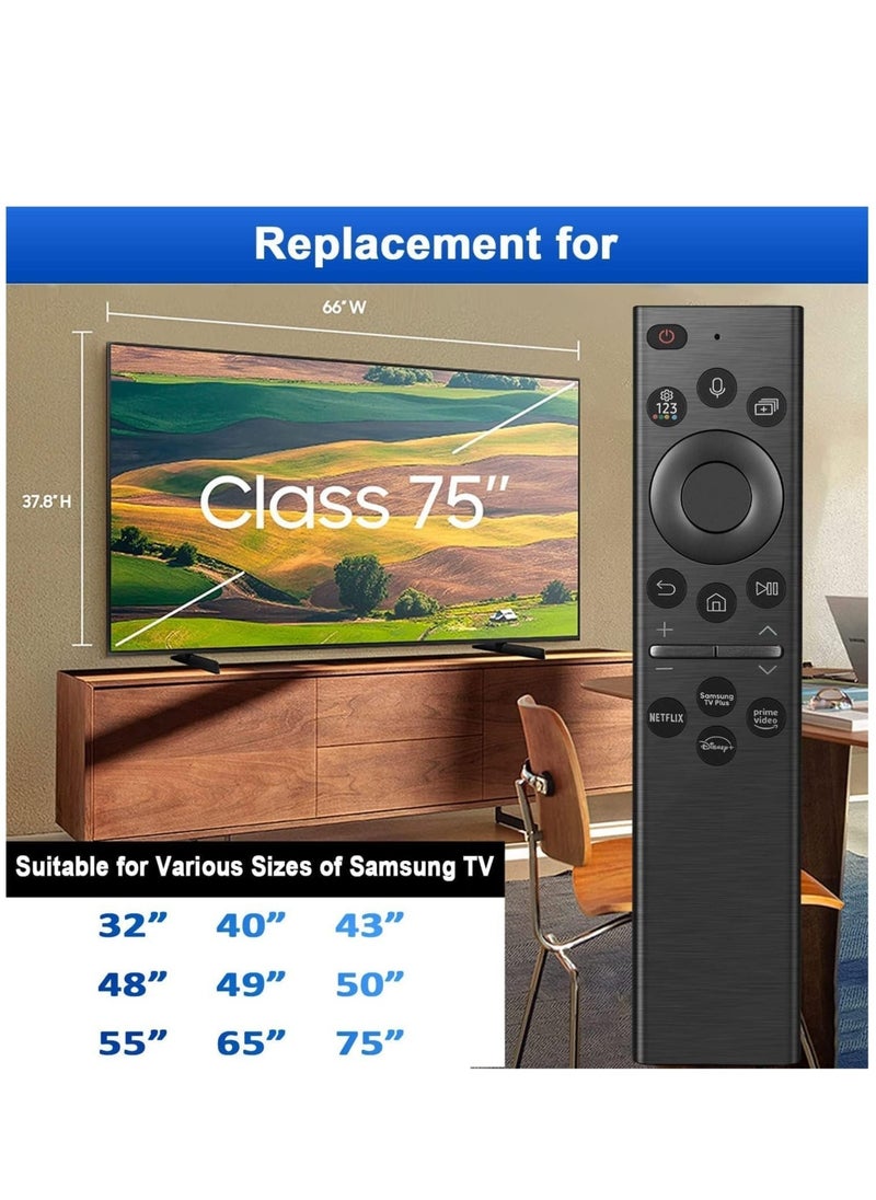 Voice Remote Control Replacement for Samsung Smart TV Remote Controller with Voice Function, Replacement for Samsung Crystal UHD QLED 4K 8K Smart TVs(2020/2021/ 2022) - Image 4