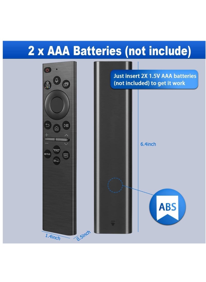 Voice Remote Control Replacement for Samsung Smart TV Remote Controller with Voice Function, Replacement for Samsung Crystal UHD QLED 4K 8K Smart TVs(2020/2021/ 2022) - Image 5