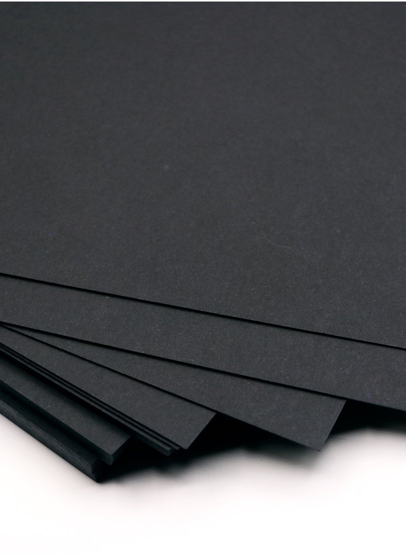 firstnock A3 Black Paper 350GSM - Thick Dark Black PaperPremium Quality for Creative Projects  - Image 1