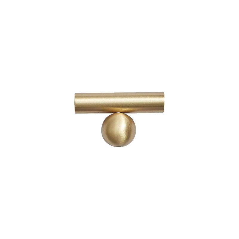 MANTARA B0057T50 Brass Furniture Cabinet Handle Black Kitchen Drawer pulls Pure Copper Brass Handle Drawer Cabinet Closet Door Small Handle Cabinet Door Gold - Image 4
