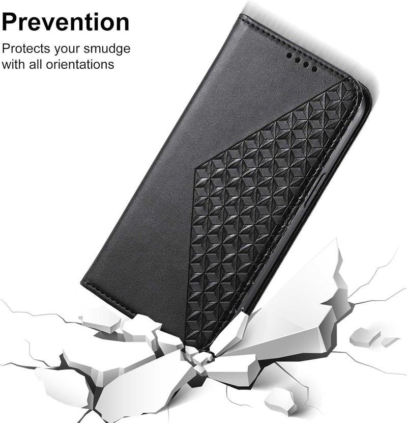 YUANSHXM-Wallet Case for Google Pixel 9 Pro/Pixel 9, Magnetic Flip PU Leather All-Inclusive Protection Cover with Wristrap Book Folio Stand Protective Case (Red,9 Pro) - Image 5