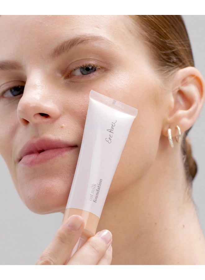 Ere Perez - Natural Oat Milk Foundation | Vegan, Cruelty-Free, Clean Beauty (Honey | light cool, 1 fl oz | 30 ml) - Image 3