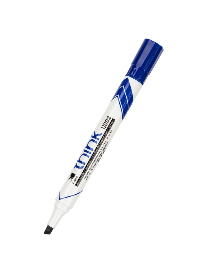 Deli EU00230 Whiteboard Marker 12pcs/boxâ€“ Blue â€“ Ideal for Classroom and Office Use - Image 3