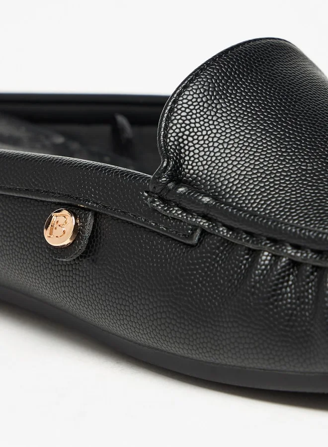 Flora Bella By Shoexpress Textured Slip-On Mules