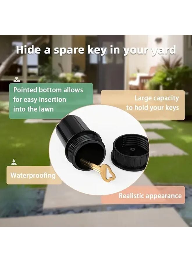 Large Realistic Sprinkler Key Hider Outdoor Garden Yard Waterproof Key Safe Durable Plastic Dog Reward Dispenser - Image 3