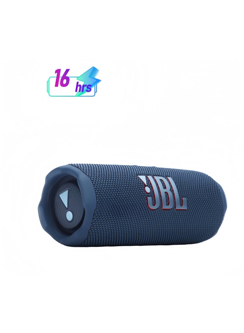 جي بي إل Flip 7 -Sound With Ai Sound معززة, Up to 16 ساعة من وقت اللعب, Multi-Speaker through Auracast, and waterproof, Dustan, Drop-proof Design for all Adventures Blue (باللغة الإنجليزية) - Image 1