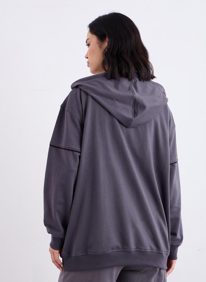 ستايلي هودي طويل بقصة عادية - Image 5