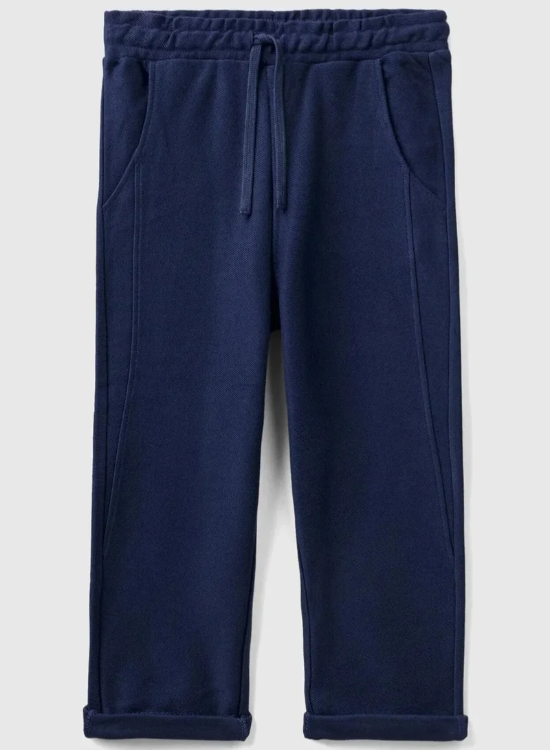 Carrot Fit Joggers With "Be" Embroidery