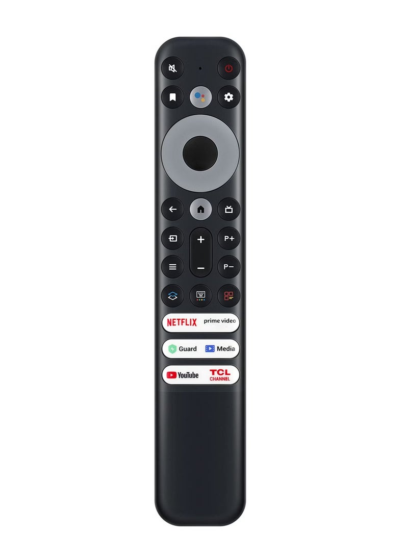 JAJEEK - Replacement TCL Remote Control RC902V for TCL Android TV Mini-LED, QLED, 4K UHD Smart TV – Compatible with Netflix, Prime Video, YouTube, Guard, Media, TCL Channel, Easy Setup, Full Functionality - Image 1