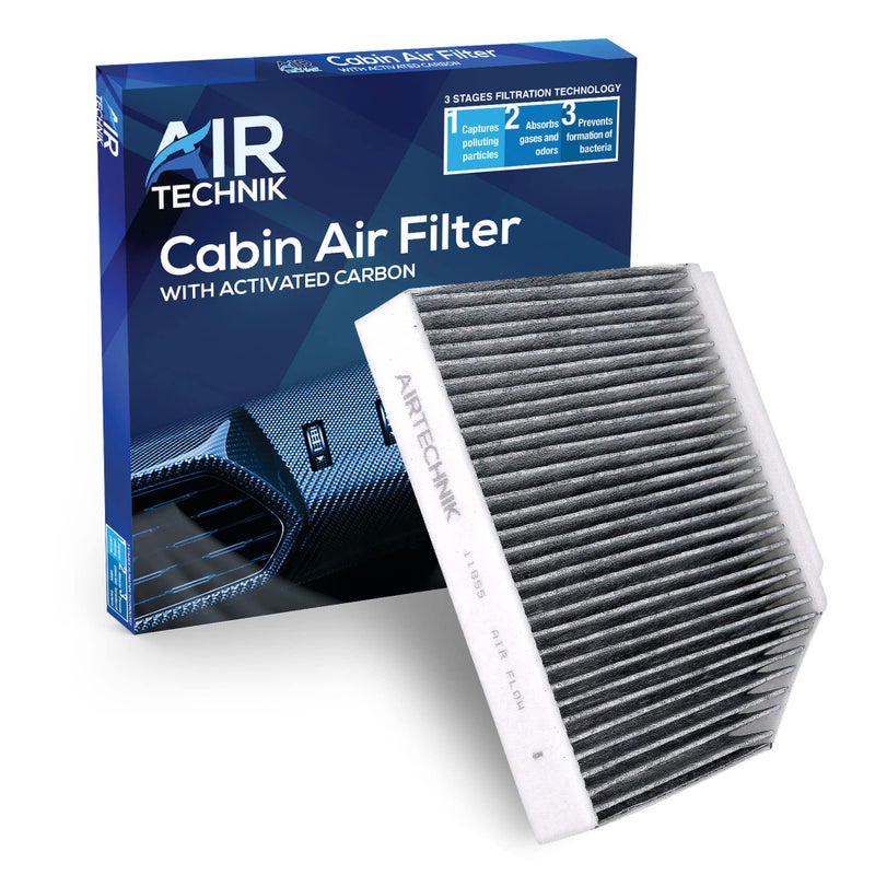 AirTechnik CF11855 Cabin Air Filter w/Activated Carbon | Fits Select Mercedes-Benz 2015-2025 C300, GLC300, GLC43 AMG, GLE350, GLE450, GLE53 AMG, E300, E450, E350 - CUK26023 / 205 835 0147 - Image 5