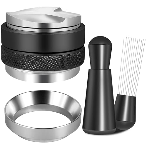 Reoszeank 58mm Espresso Accessories Kit, Coffee Distributor and Tamper Leveler, WDT Tool and Dosing Funnel Set Fits 58 mm Espresso Machines and Portafilters - Image 1