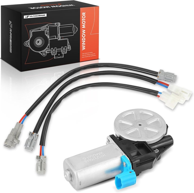 A-Premium محرك رفع نافذة الطاقة متوافق مع تويوتا وشيفروليه ولكزس وميتسوبيشي وسوزوكي وجيو موديلات - كامري، كورولا، تاكوما، سيينا، 4رانر، ES، LS، لاند كروزر، LX، استبدال# 8340260G01 - Image 1