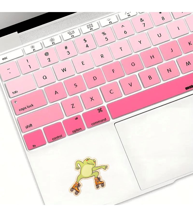 Funny Frog Rollerblading PVC Sticker For Laptop Water Bottle - Image 5