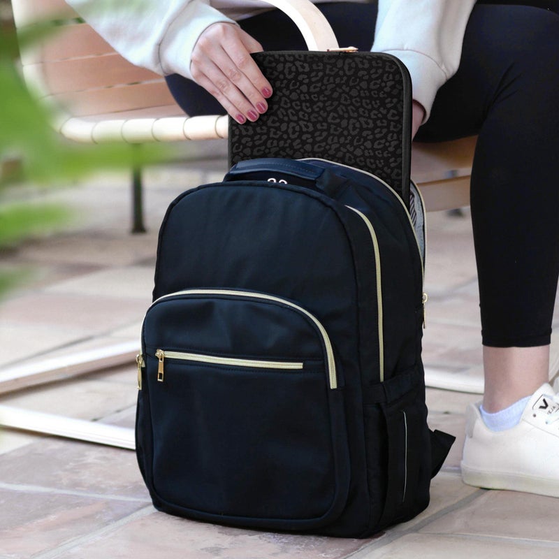 Vandel MacBook Air 13 inch Laptop Sleeve, Fits 13-13.3 inch Laptops: Neoprene MacBook Air & Pro Case, Chromebook, HP Soft Cover | Thin Computer Carrying Bag, Black Leopard Mac (M1 & M2) Pouch - Image 3