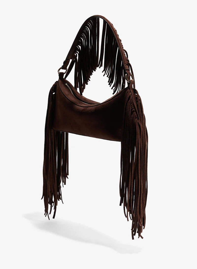 H&M Fringe-trimmed shoulder bag