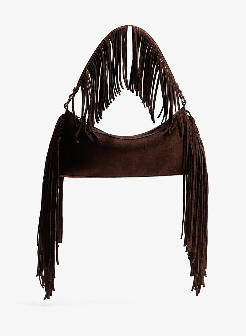 H&M Fringe-trimmed shoulder bag