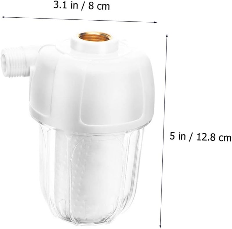 ABS Water Prefilter For Water Heater Kitchen Bathroom Shower Head Removes Chlorine Impurities White - Image 5