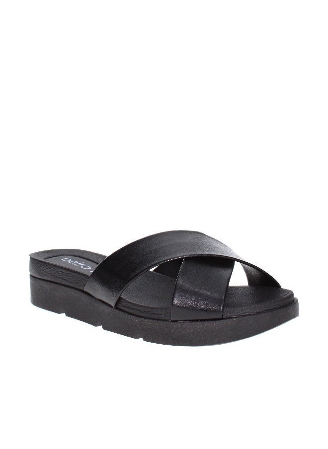 Beira Rio Millie Cross Strap Flat Sandals  - Image 1