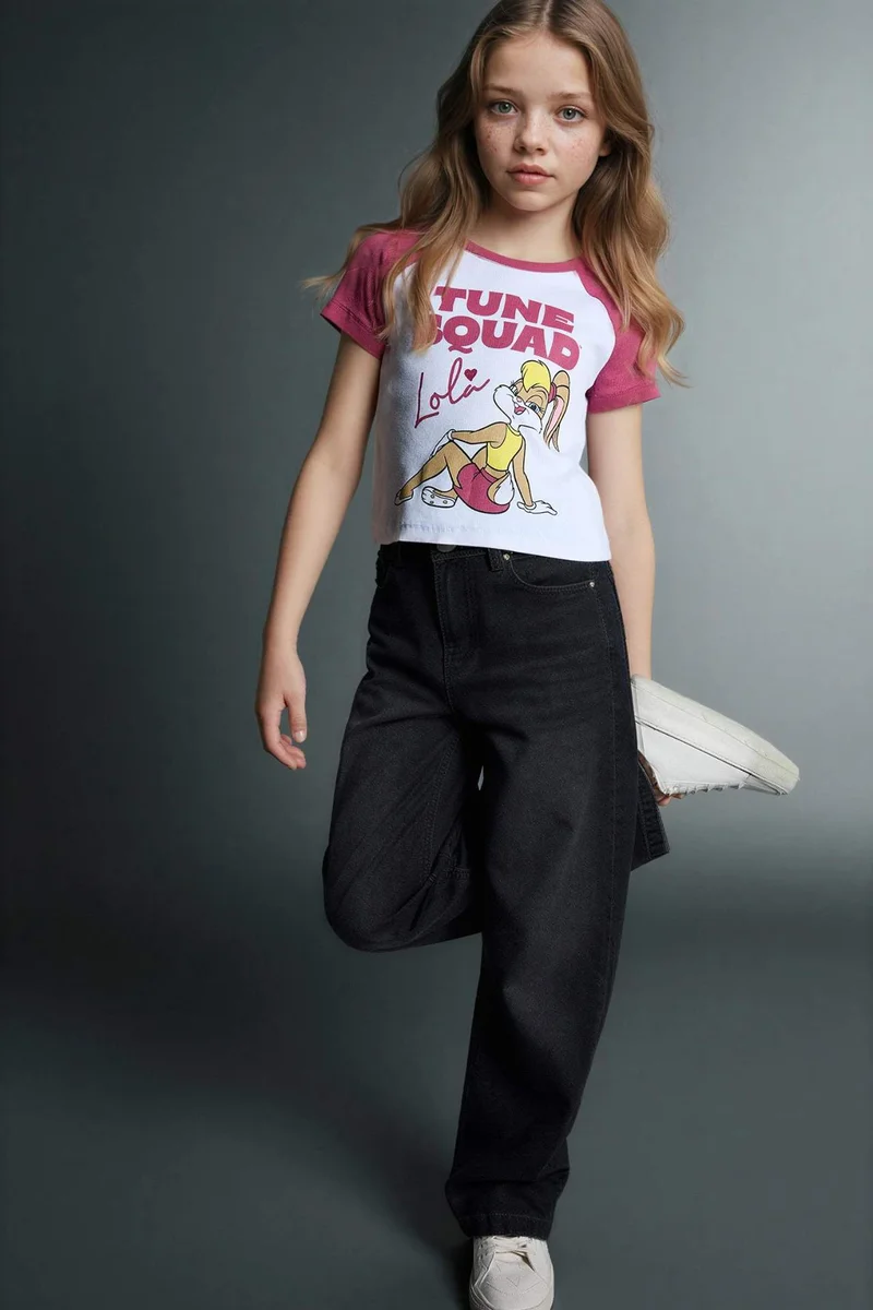 ديفاكتو Girl 90's Wide Leg Jeans