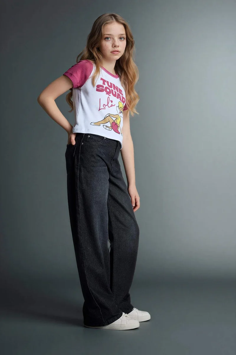 ديفاكتو Girl 90's Wide Leg Jeans