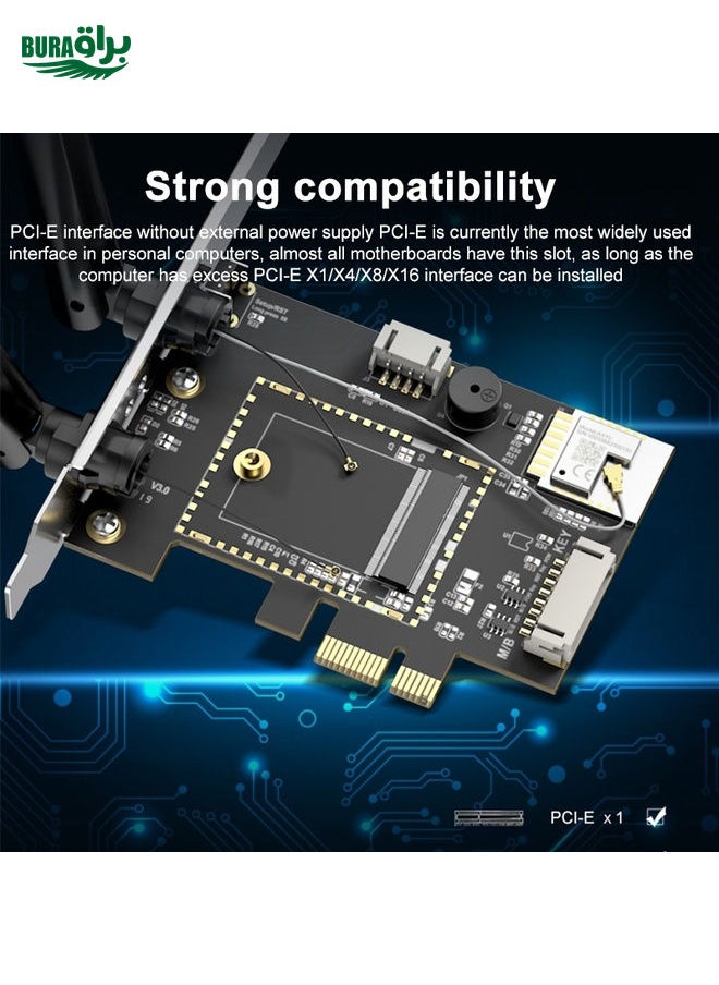 BURAQ EDUP EP-9713 Remote Control Computer Switch Machine Network Card Bare Board  - Image 4