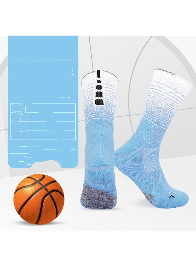 KUYING Fashion Anti Slip Breathable Sports Socks Three Piece Set 