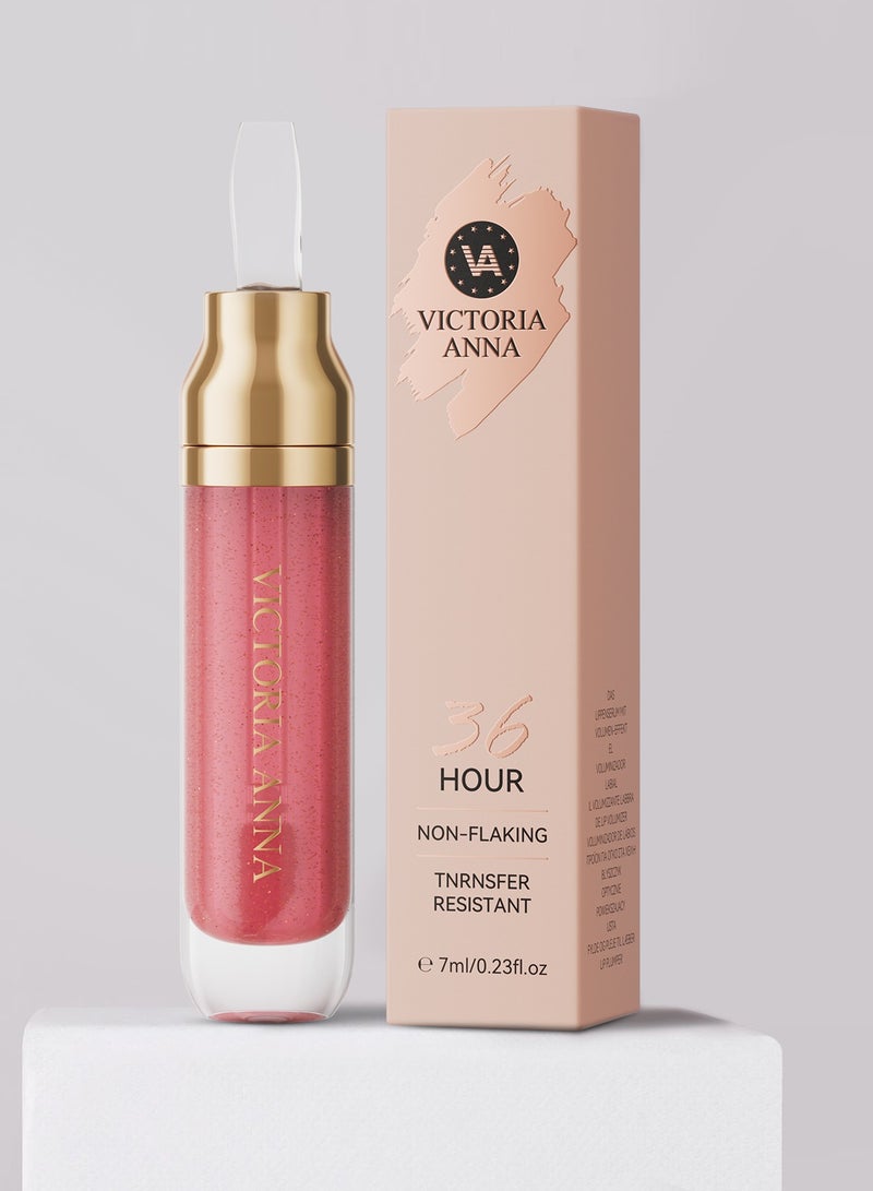 VICTORIA ANNA Long-Lasting Transfer-Proof Liquid Lipstick - Light pink, 36-Hour Wear, Non-Drying Matte Finish for Women & Girls - Image 2