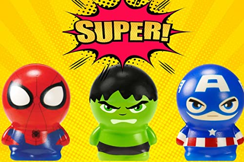 Ja-Ru JARU Marvel Avengers Spiderman Foam Balls for Kids 3 Squishy Toy Superhero Stress Balls Stress Relief Therapy Squeeze Ball Bulk Gifts Classroom Prizes ABC68113 - Image 5