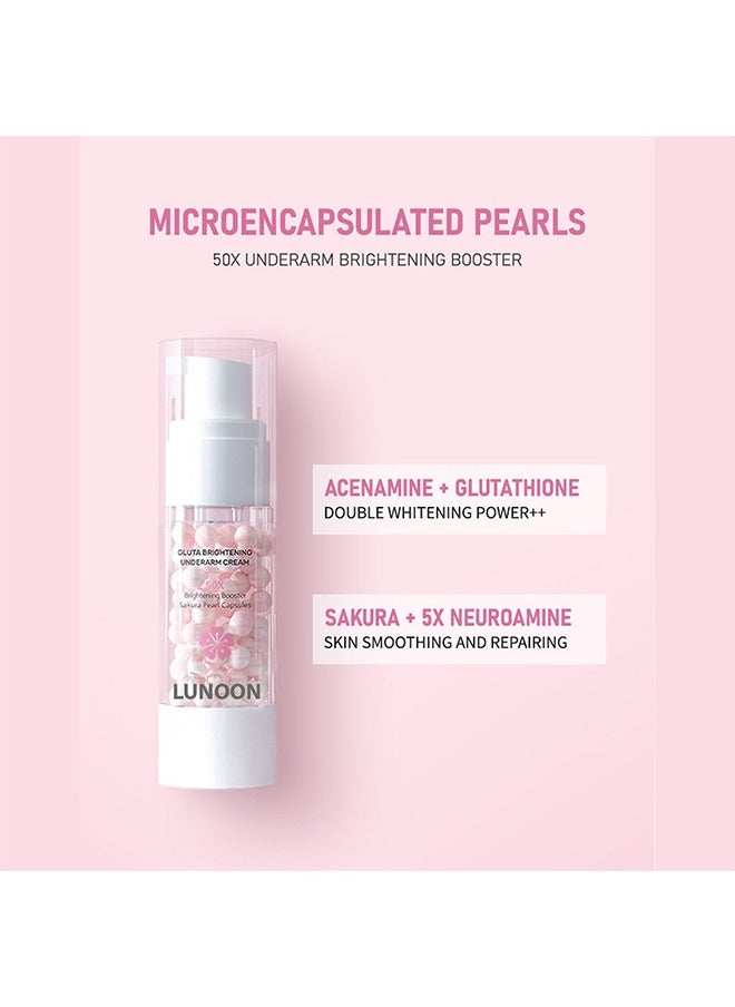 Gluta Brightening Underarm Cream, Sakura Underarm Whitening Cream, Sakura Pearl Capsule, Brightening Booster Sakura Pearl Capsules, Cosros Sakura Gluta Brightening Underarm Cream