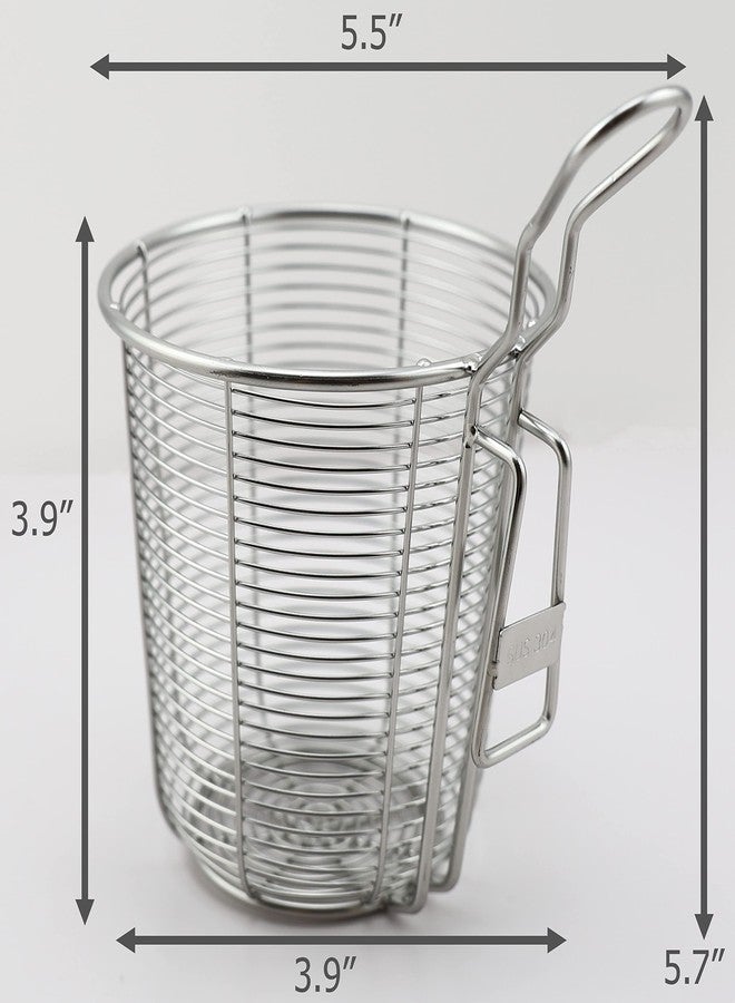 EIKS Spider Strainer Stainless Steel Wire Deep Basket for Hot Pot Cooking Spaghetti Pasta Noodles Dumpling - Rinsing, Straining, Draining Application - Image 3