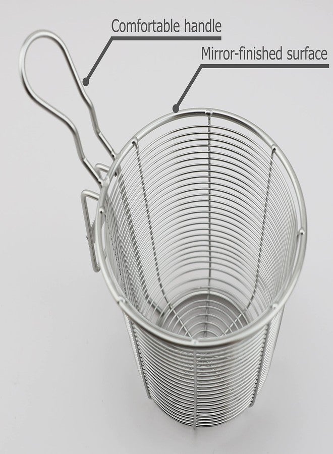 EIKS Spider Strainer Stainless Steel Wire Deep Basket for Hot Pot Cooking Spaghetti Pasta Noodles Dumpling - Rinsing, Straining, Draining Application - Image 5