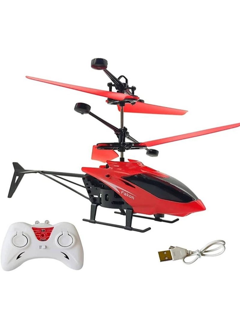 Rally Remote Control Induction Helicopter Toy Flying RC Induction Aircraft Flashing Light  Airplane Toys  - Image 1