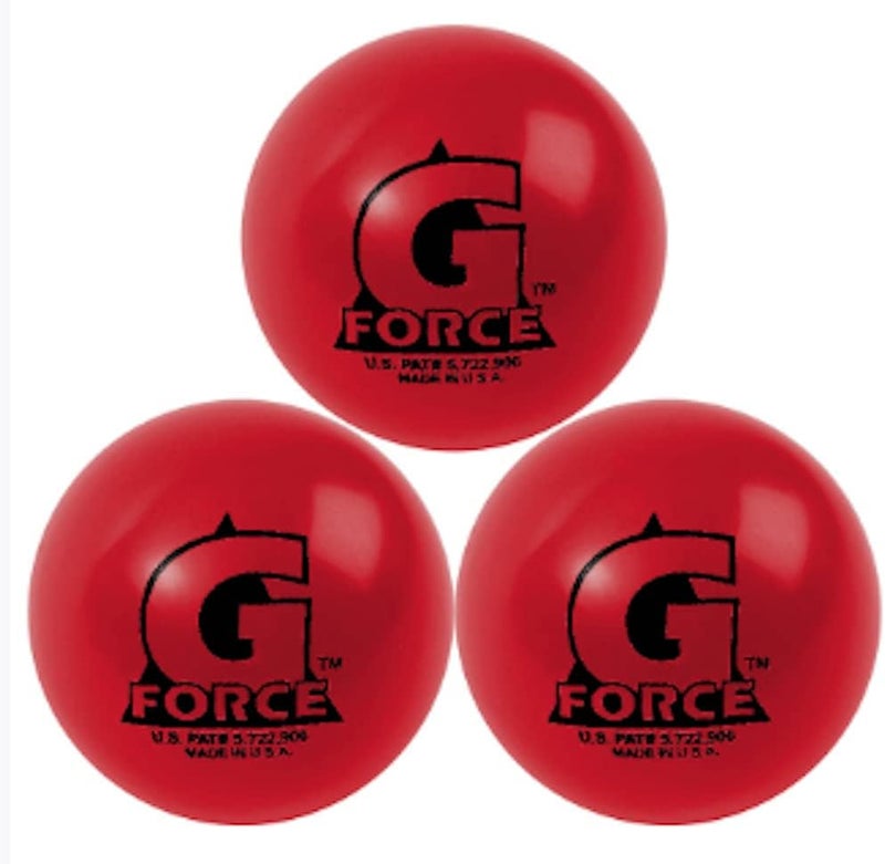 Mylec كرات هوكي الشارع G-Force، كرات هوكي الشارع ذات الارتداد المنخفض، مملوءة بالسوائل، مثالية لدرجات الحرارة من 30 إلى 60 فهرنهايت، بناء متين، كرة هوكي رولر للعب الداخلي/الخارجي (مجموعة من 3) - Image 1