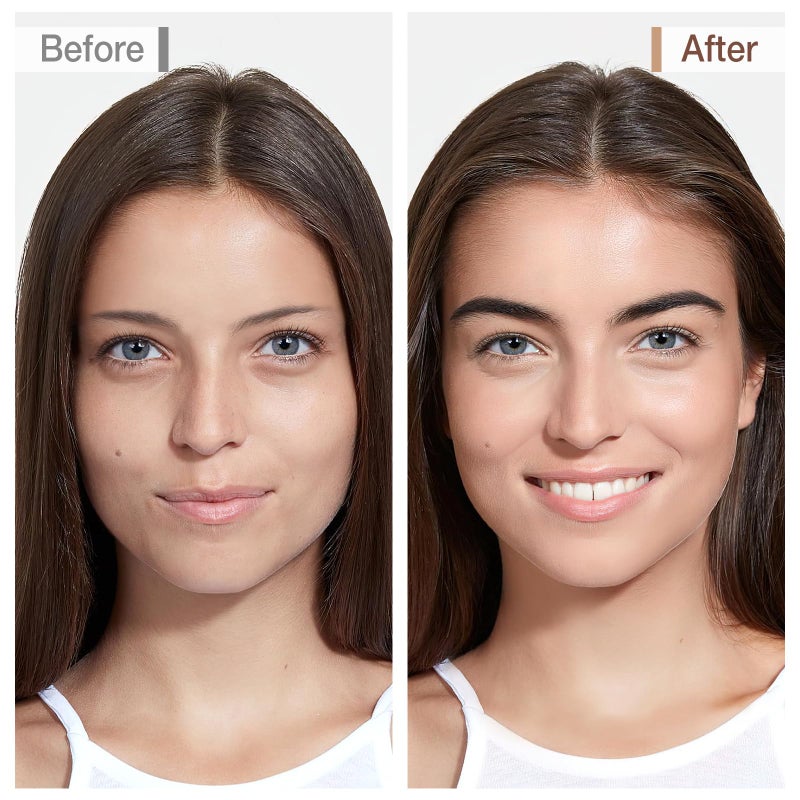 Boobeen 2-Color Eyebrow Palette, Brow Powder Makeup for Sculpting and Defining Brow, Eye Contour Kit with Brush Applicator - Image 2