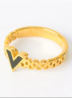 "V" letter ring, size 18 - pzsku/Z547586E1AF5FCBEED0A4Z/45/_/1729438360/b0ad9bb0-6020-4266-8596-cdcbbe5e0934