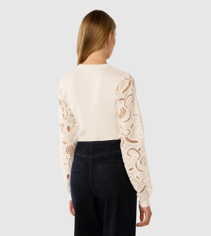 forever new  CHARLIE Lace Long Sleeves Top for Women | Best Price UAE