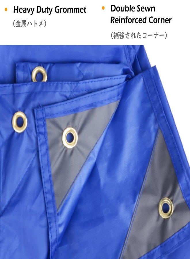 TRIWONDER Hammock Rain Fly Waterproof Tarp Camping Tent Footprint Ground Cloth Backpacking Tarp Camp Shelter Sunshade Mat for Outdoor Hiking Beach Picnic (Dark Blue, S - 98 x 59in) - Image 3