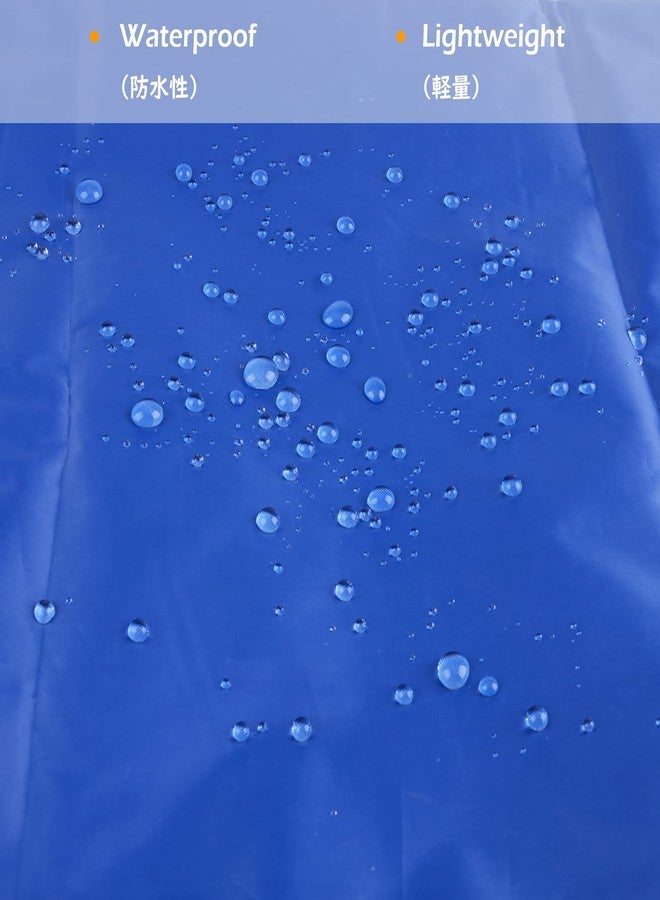 TRIWONDER Hammock Rain Fly Waterproof Tarp Camping Tent Footprint Ground Cloth Backpacking Tarp Camp Shelter Sunshade Mat for Outdoor Hiking Beach Picnic (Dark Blue, S - 98 x 59in) - Image 4